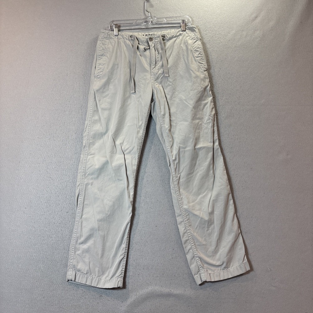 J Crew Surplus Ripstop Pant Women's Size 33 X 32 Khaki 100% Cotton